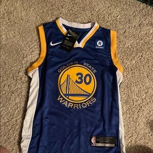 Nike Blue and Yellow Game Jersey